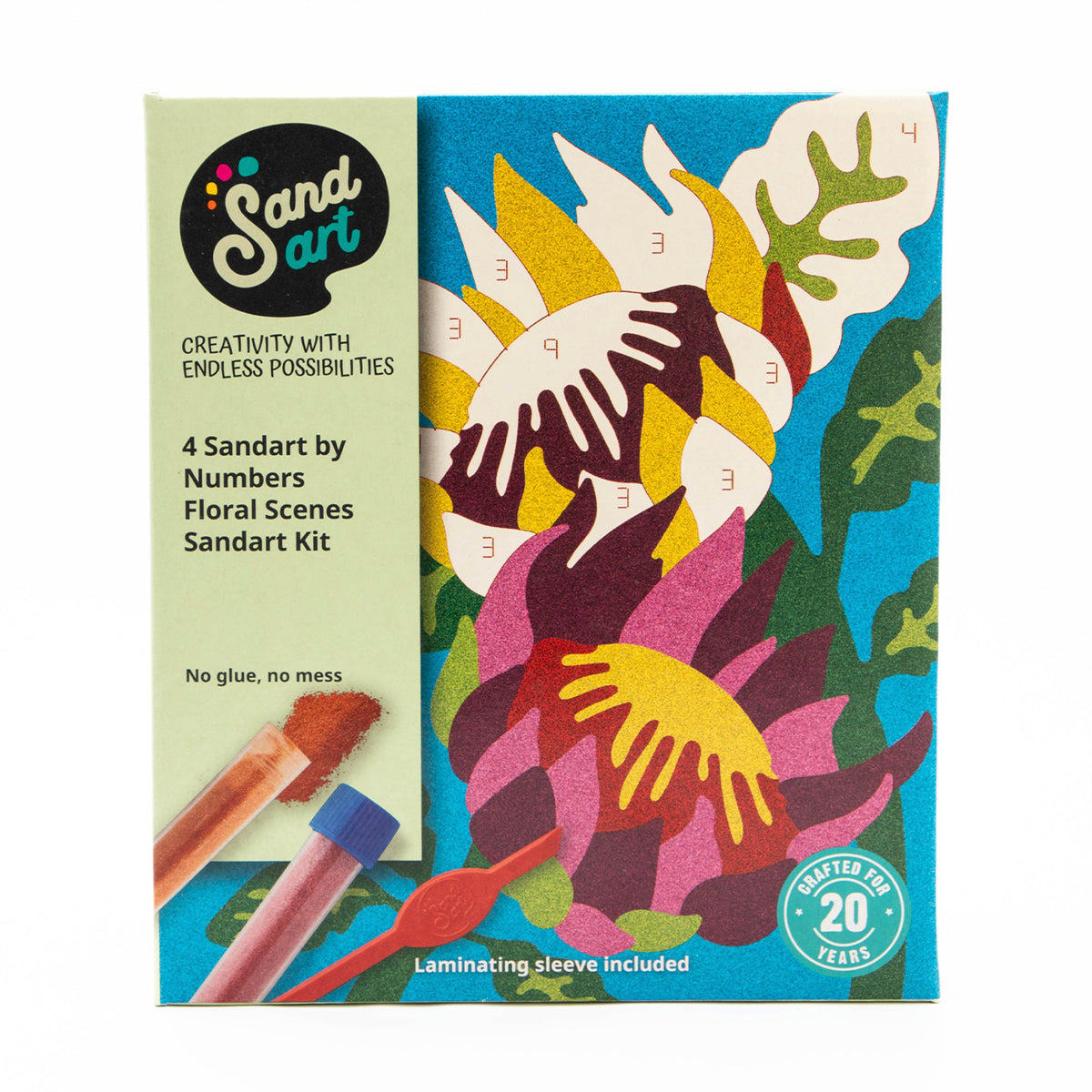 Floral Scenes – Sand Art by Numbers