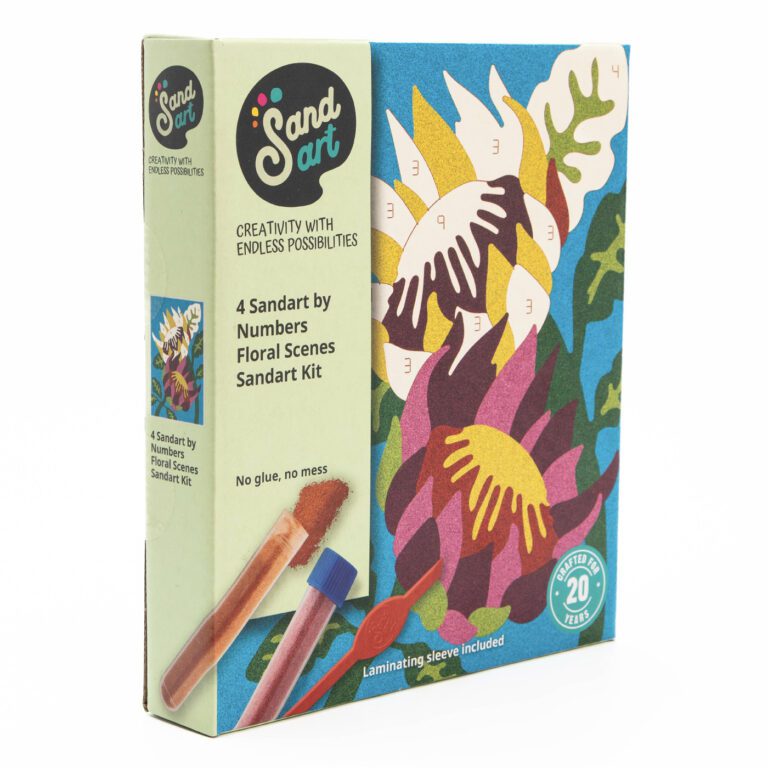 Floral Scenes – Sand Art by Numbers