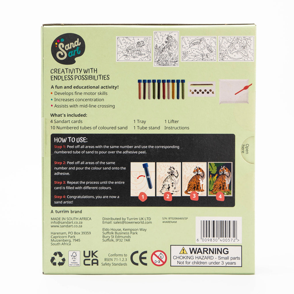 Jungle Wonderland – Sand Art by Numbers