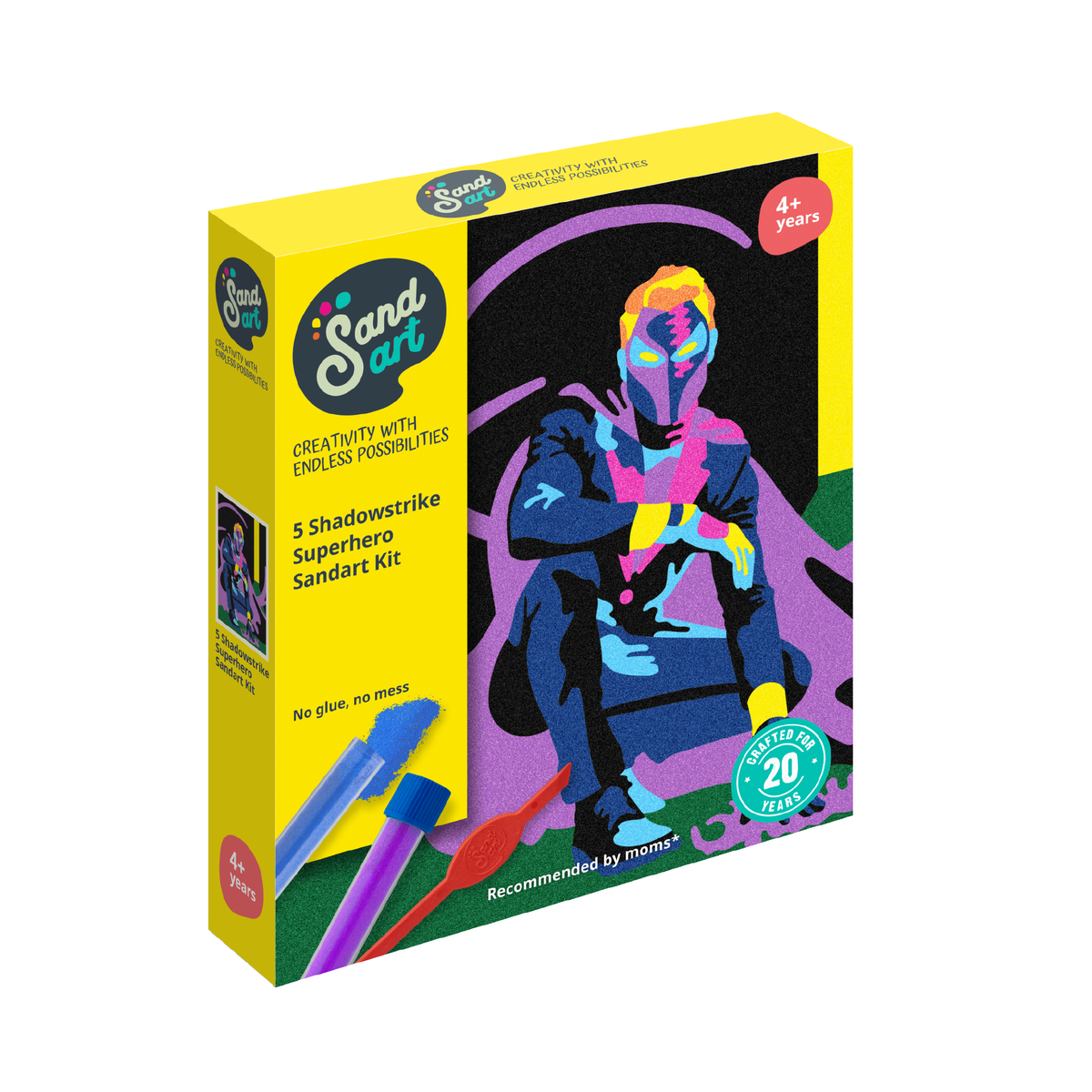 Neon Superhero Shadowstrike