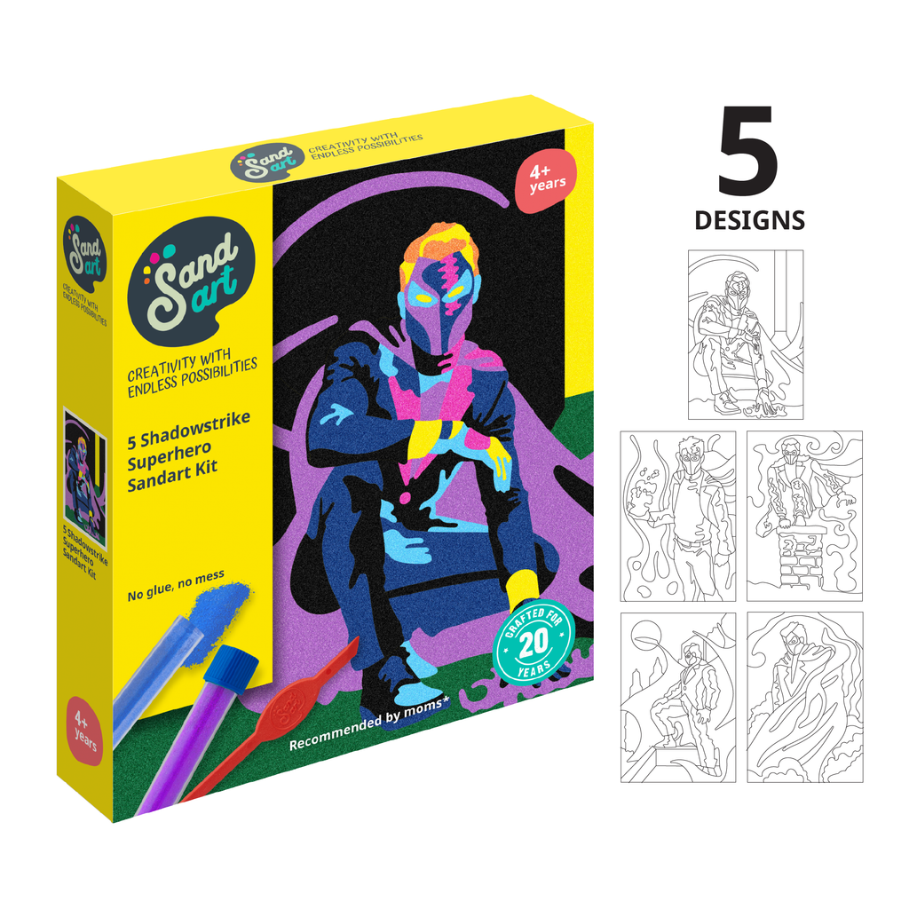 Neon Superhero Shadowstrike