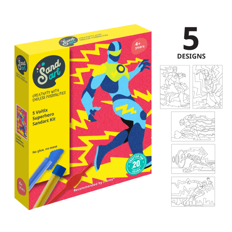 Neon Superhero Voltix