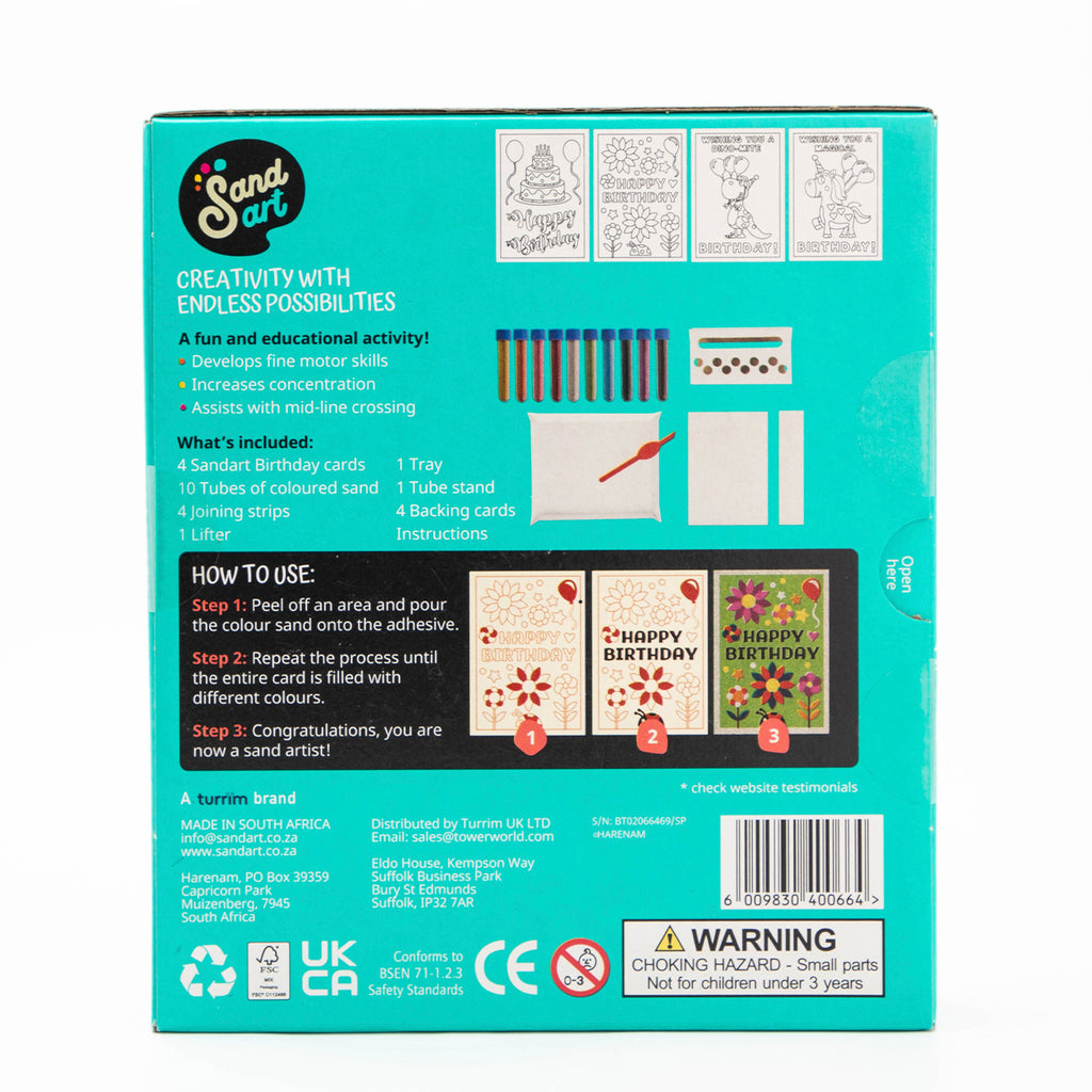 Sand Art Birthday Kit