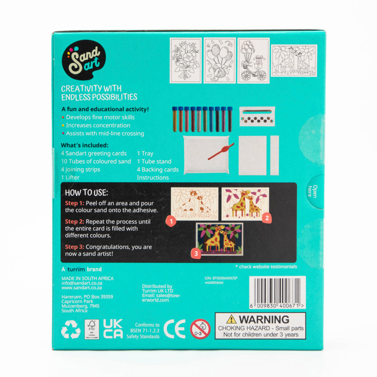 Sand Art Greeting Card Kit